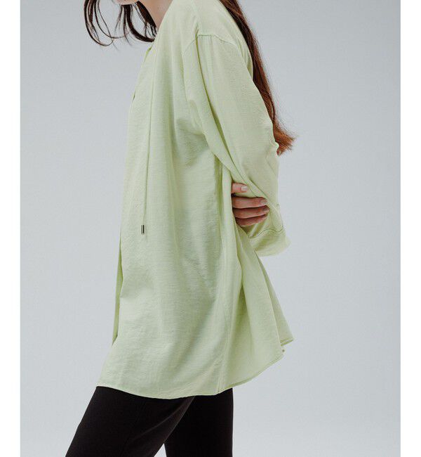 ADAM ET ROPE'「リネン2WAYブラウス」|シャツ・ブラウス|