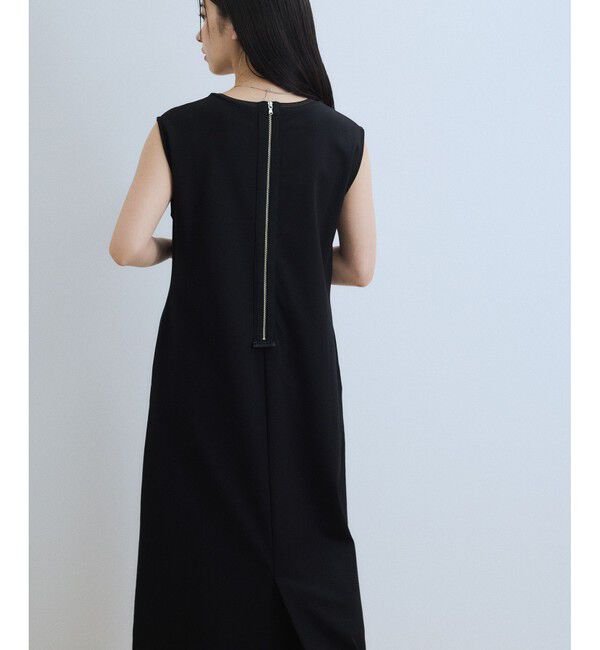 ADAM ET ROPE'「【WEB限定】バイカラーノースリーブワンピース」|ワンピース|