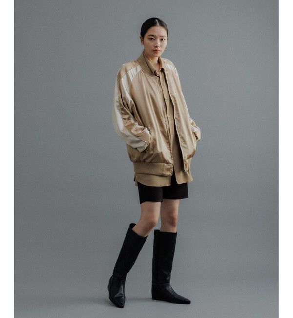 ADAM ET ROPE'「【WEB限定】スカジャン "EUPHORIA" 刺繍 ジャケット / ジップブルゾン / ロングシーズン着用可」|その他|