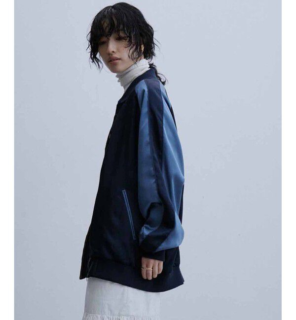 ADAM ET ROPE'「【WEB限定】スカジャン "EUPHORIA" 刺繍 ジャケット / ジップブルゾン / ロングシーズン着用可」|その他|