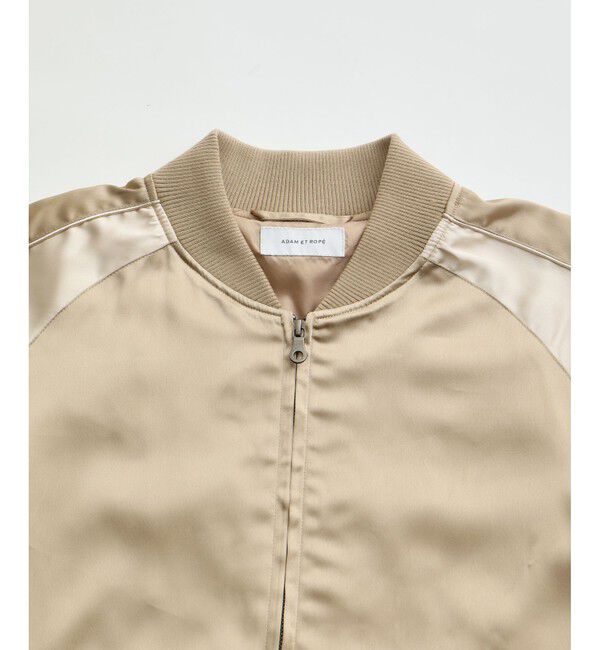 ADAM ET ROPE'「【WEB限定】スカジャン "EUPHORIA" 刺繍 ジャケット / ジップブルゾン / ロングシーズン着用可」|その他|