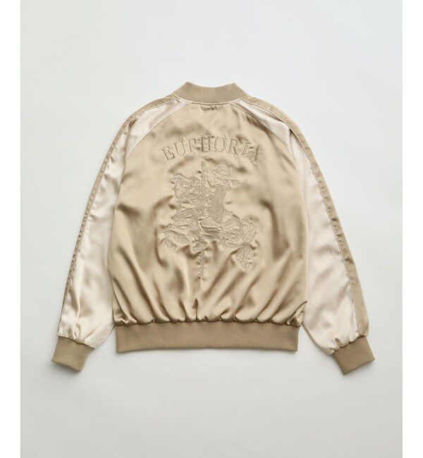 ADAM ET ROPE'「【WEB限定】スカジャン "EUPHORIA" 刺繍 ジャケット / ジップブルゾン / ロングシーズン着用可」|その他|