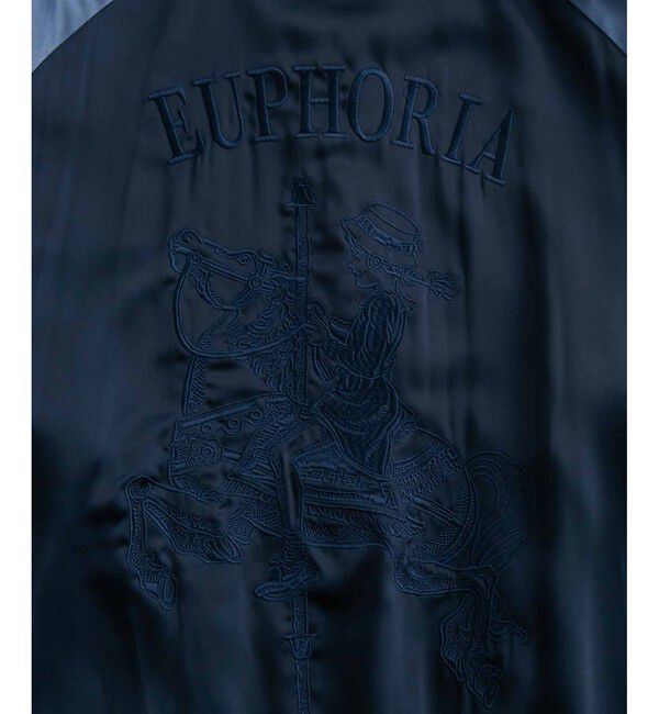 ADAM ET ROPE'「【WEB限定】スカジャン "EUPHORIA" 刺繍 ジャケット / ジップブルゾン / ロングシーズン着用可」|その他|
