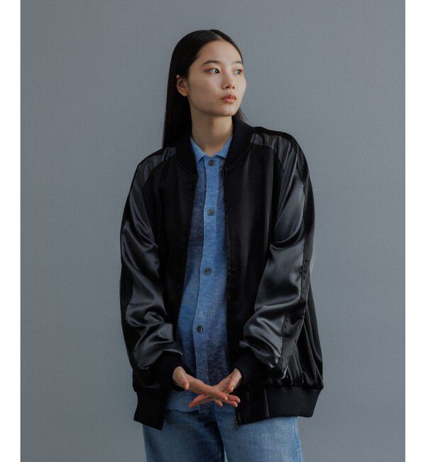 ADAM ET ROPE'「【WEB限定】スカジャン "EUPHORIA" 刺繍 ジャケット / ジップブルゾン / ロングシーズン着用可」|その他|