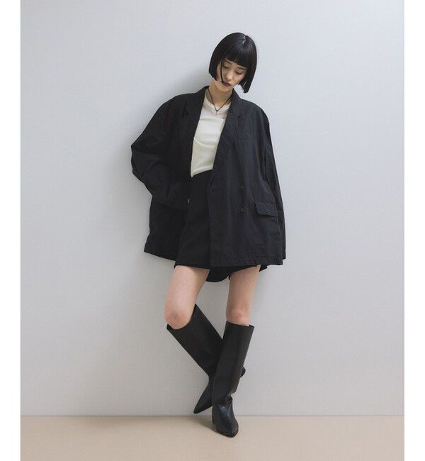 ADAM ET ROPE'「【WEB限定】ダブルブレストシャツジャケット」|テーラードジャケット|