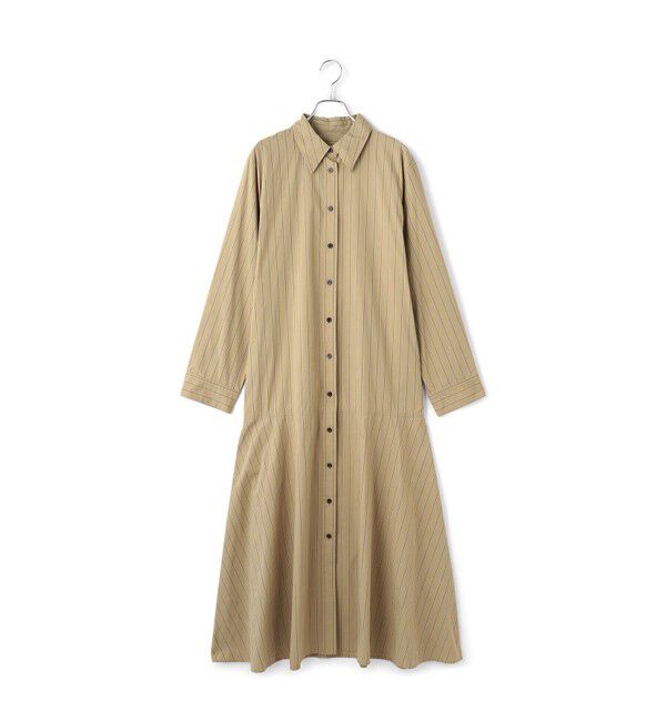 ADAM ET ROPE'「フレアーシャツワンピース」|ワンピース|