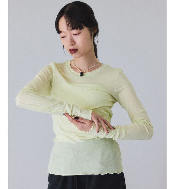 ADAM ET ROPE'「メローSTロンT」|Tシャツ・カットソー|キミドリ(34)