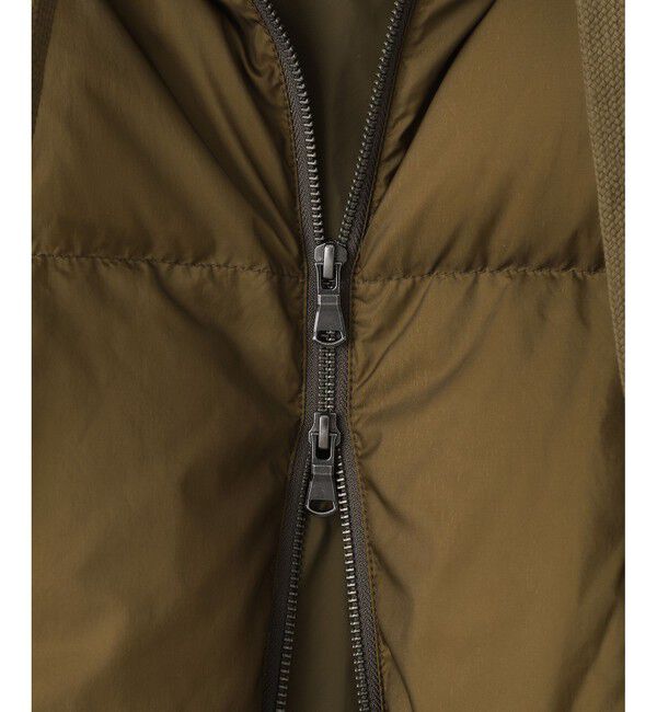 ADAM ET ROPE'「【サステナブル】2WAYフーディショートダウン/撥水」|ダウン|