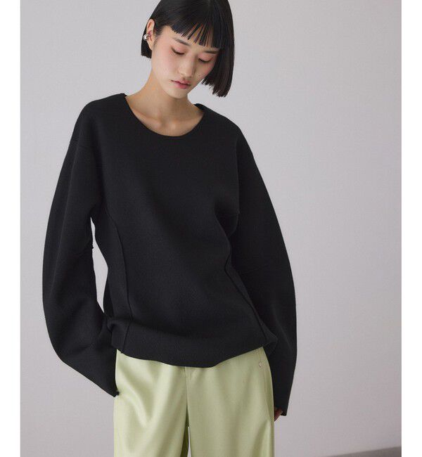 ADAM ET ROPE'「スムースニットフォルムトップス」|ニット・セーター|