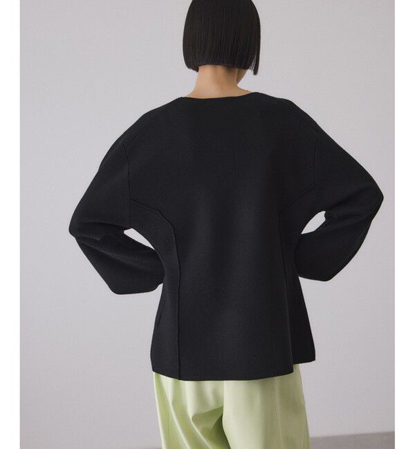 ADAM ET ROPE'「スムースニットフォルムトップス」|ニット・セーター|