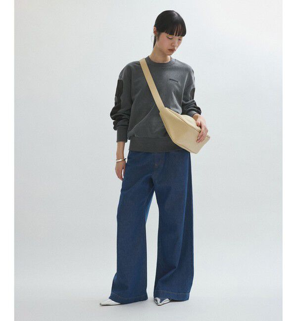 ADAM ET ROPE'「【サステナブル】スプリットレザーミドルショルダーバッグ」|ショルダー・メッセンジャー|