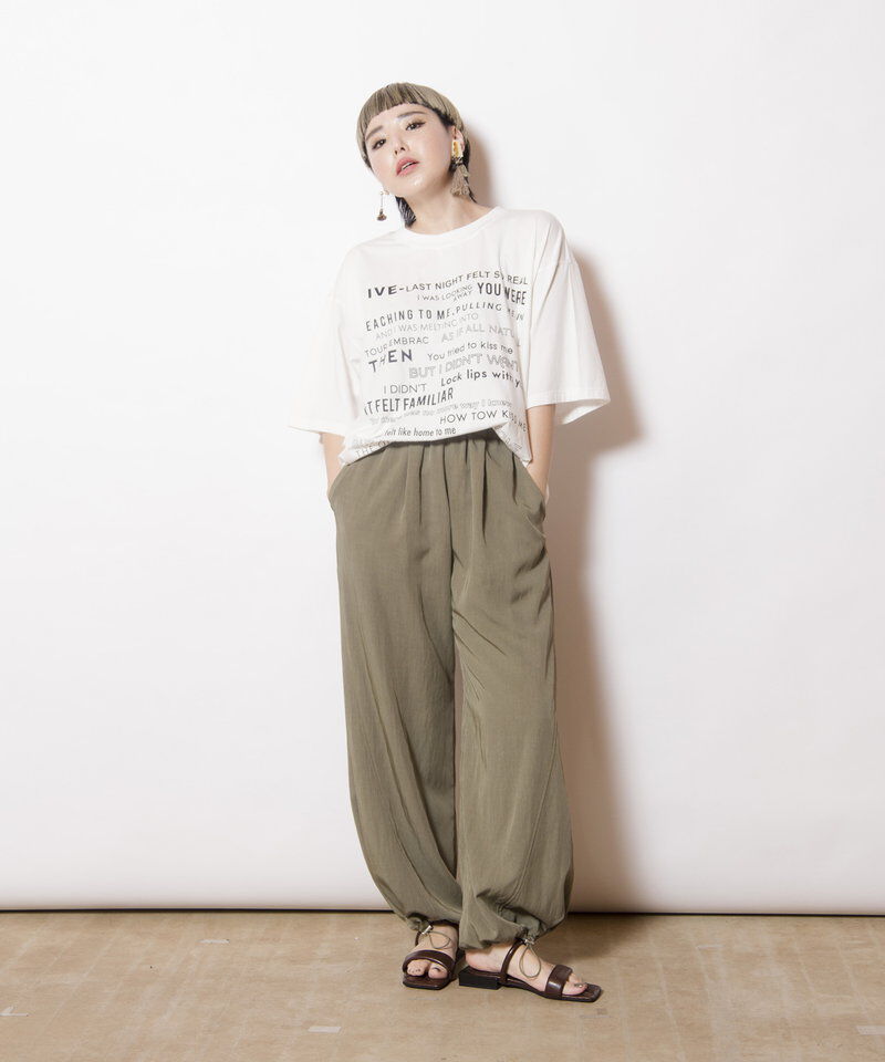  「ドロストヘムサイドタックパンツ」|その他|