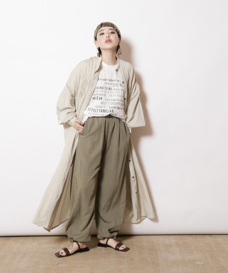  「ドロストヘムサイドタックパンツ」|その他|