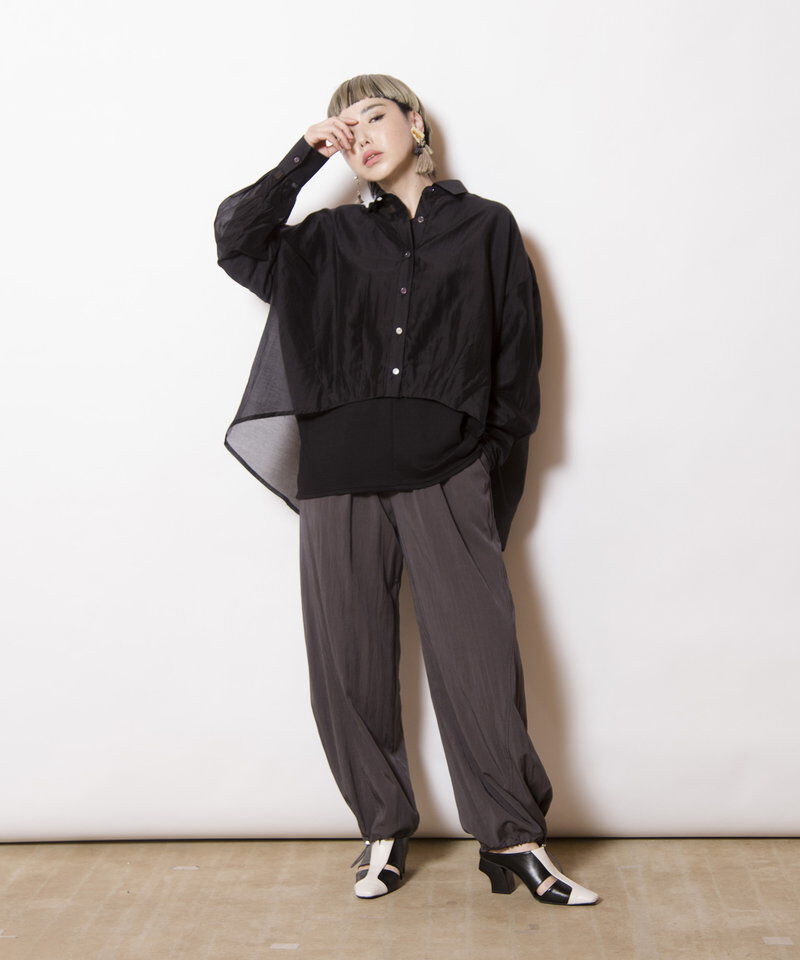  「ドロストヘムサイドタックパンツ」|その他|