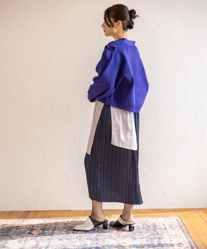  「編込ニットカーディガン」|カーディガン|