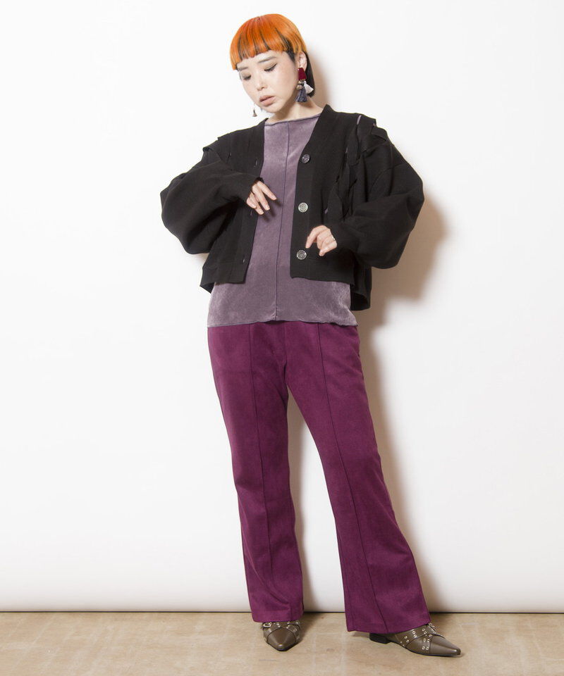  「編込ニットカーディガン」|カーディガン|