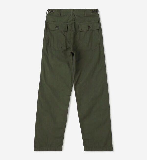  「orSlow | バックサテン ファティーグパンツ MEN」|チノ|