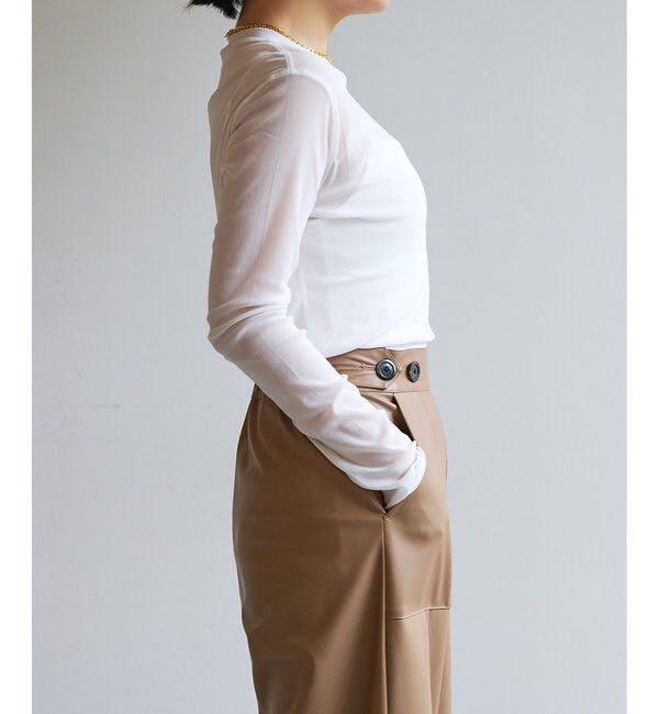  「【La nature linge】シアーチュールプルオーバー」|Tシャツ・カットソー|