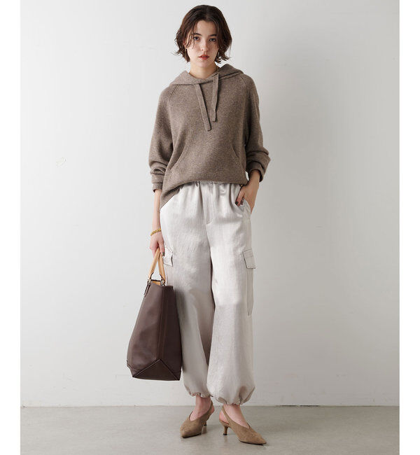  「サテンドロストパンツ」|チノ|