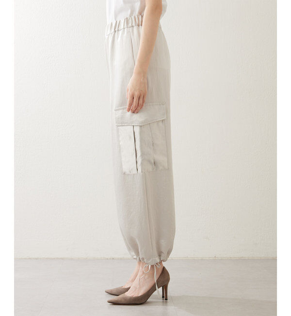  「サテンドロストパンツ」|チノ|