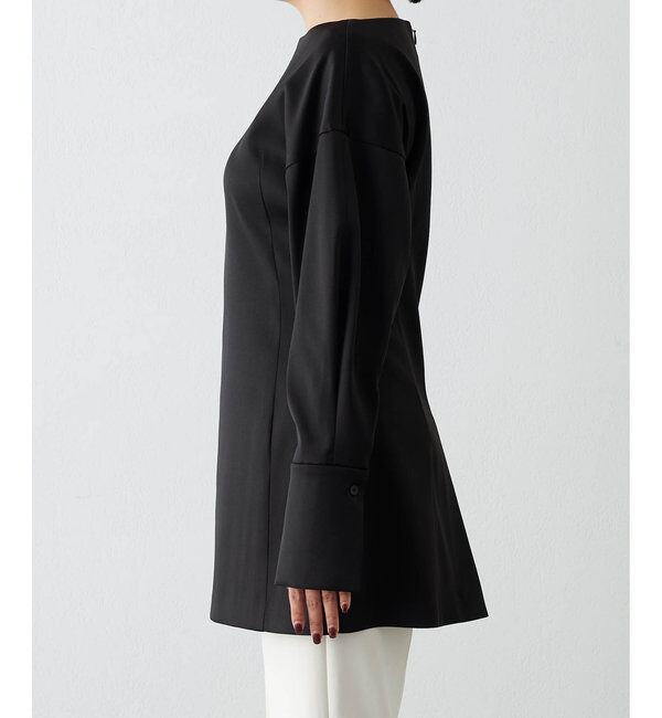  「ストレッチサテンブラウス」|シャツ・ブラウス|