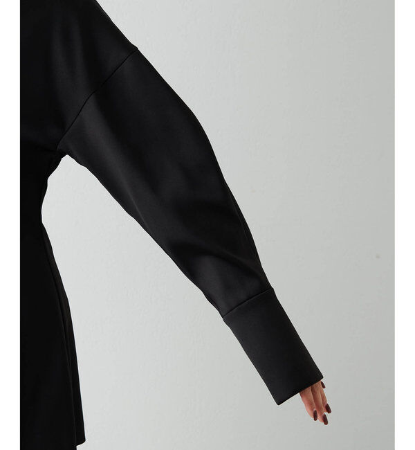  「ストレッチサテンブラウス」|シャツ・ブラウス|