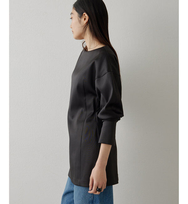  「ストレッチサテンブラウス」|シャツ・ブラウス|