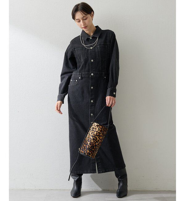  「ストレッチデニムワンピース」|ワンピース|