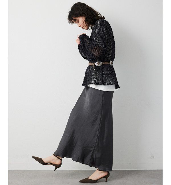  「スエードライクローゲージニット」|ニット・セーター|