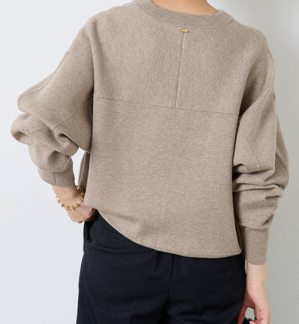  「ジップスウェットライクニット」|ニット・セーター|