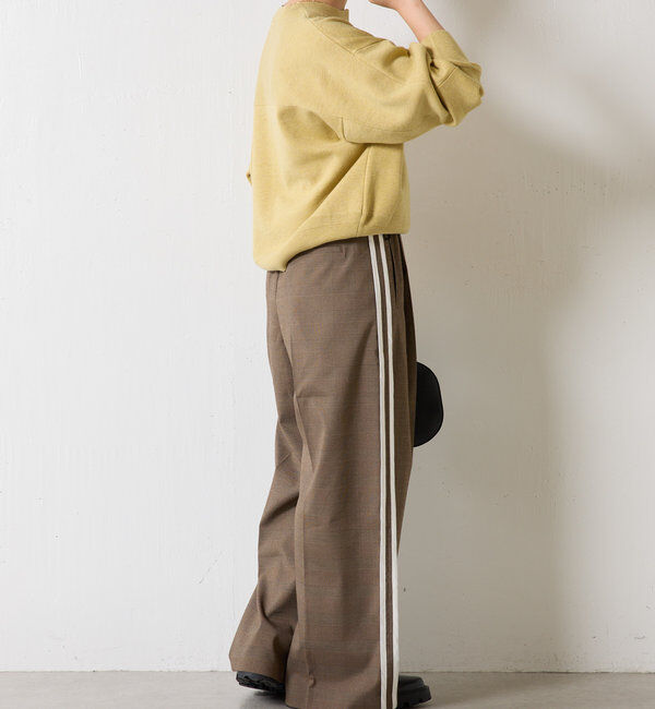  「ジップスウェットライクニット」|ニット・セーター|