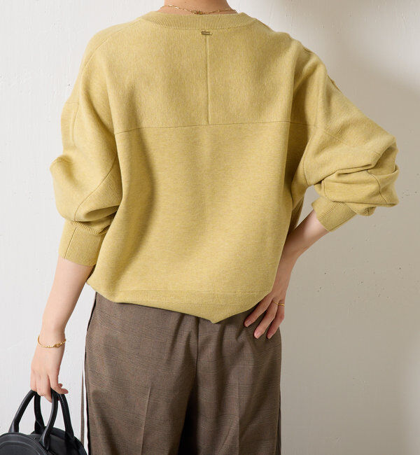  「ジップスウェットライクニット」|ニット・セーター|