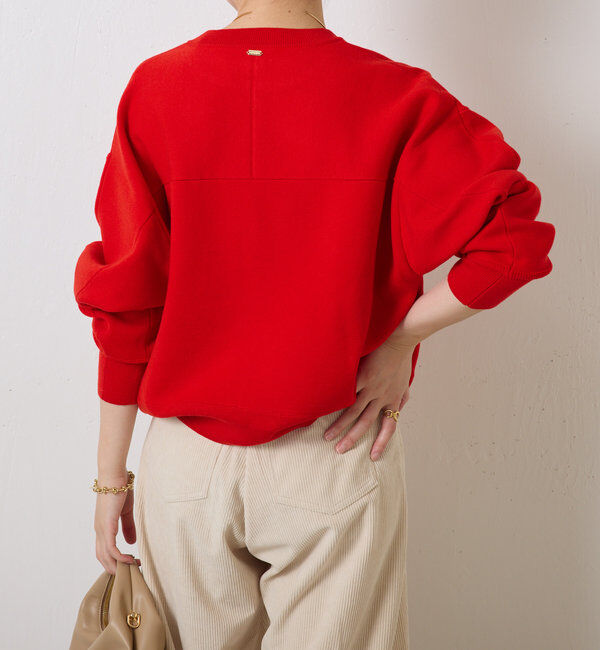  「ジップスウェットライクニット」|ニット・セーター|