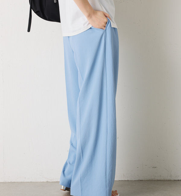  「ジャージワイドパンツ」|チノ|