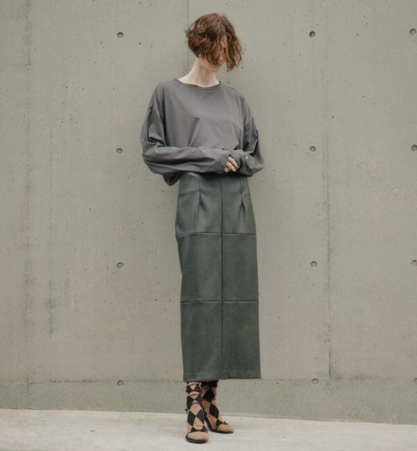  「【CEPIE./セピエ】レザースカート」|スカート|