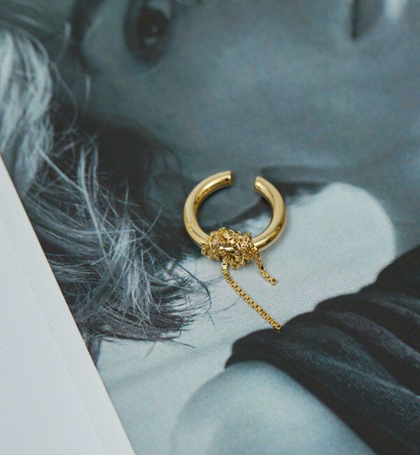  「【CEPIE./セピエ】スウィングイヤーカフ」|リング|ゴールド