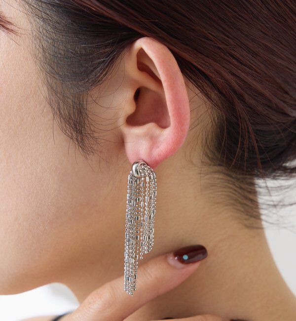  「【PAPILLONNER/パピヨネ】フリンジピアス」|リング|