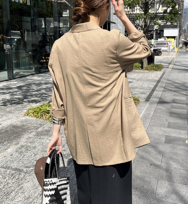  「エージングドビークロスダブルジャケット」|テーラードジャケット|