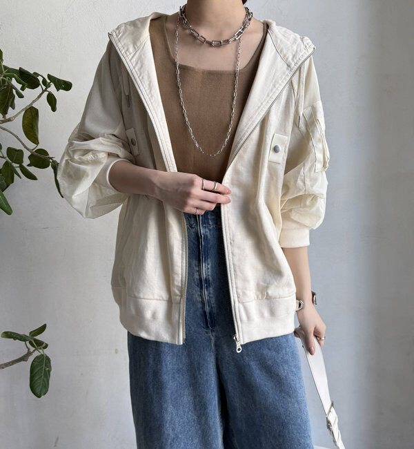  「異素材切替ブルゾン」|ブルゾン・スタジャン|