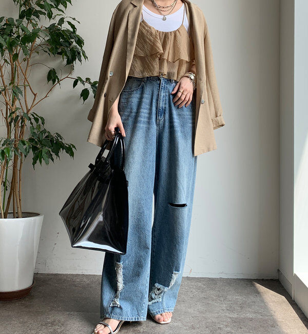  「フリルキャミセット」|Tシャツ・カットソー|