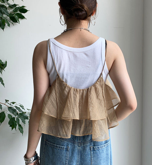  「フリルキャミセット」|Tシャツ・カットソー|