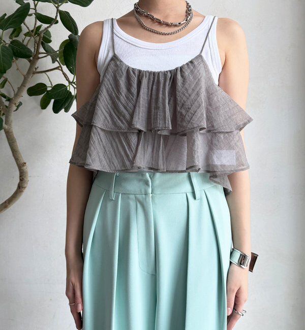  「フリルキャミセット」|Tシャツ・カットソー|