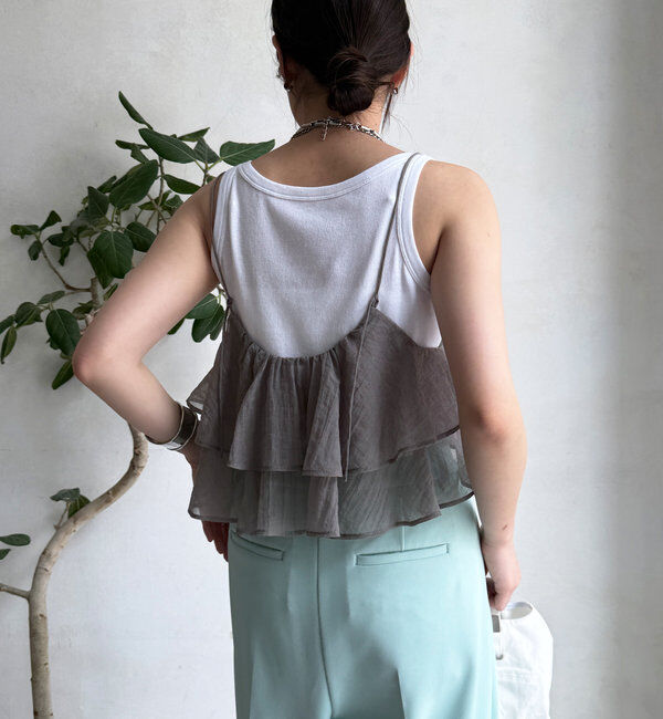  「フリルキャミセット」|Tシャツ・カットソー|