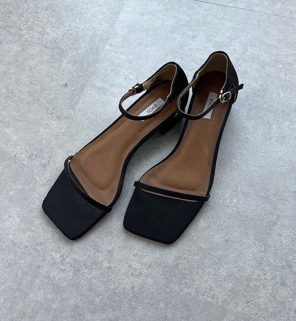  「スクエアストラップサンダル」|サンダル|