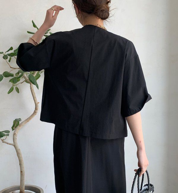  「【WEB限定】接触冷感5分袖ジャケット」|テーラードジャケット|