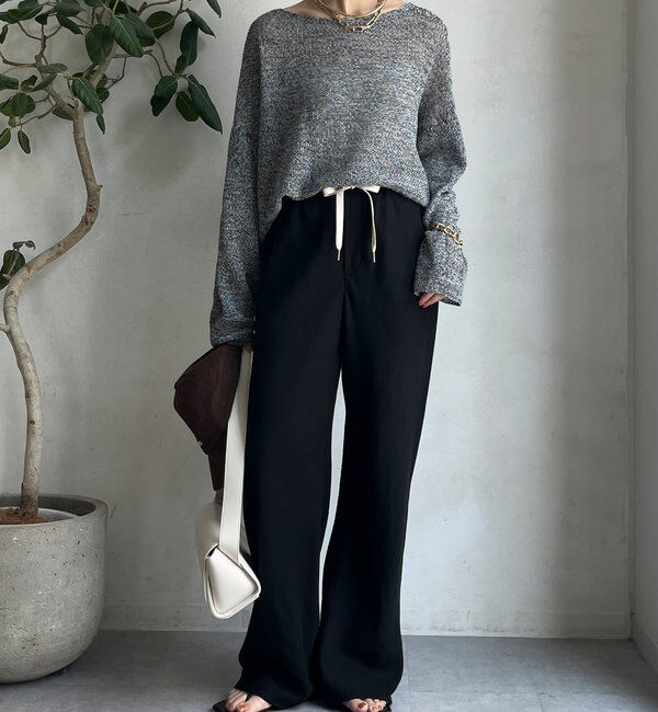  「リネンバイヤスパンツ」|チノ|