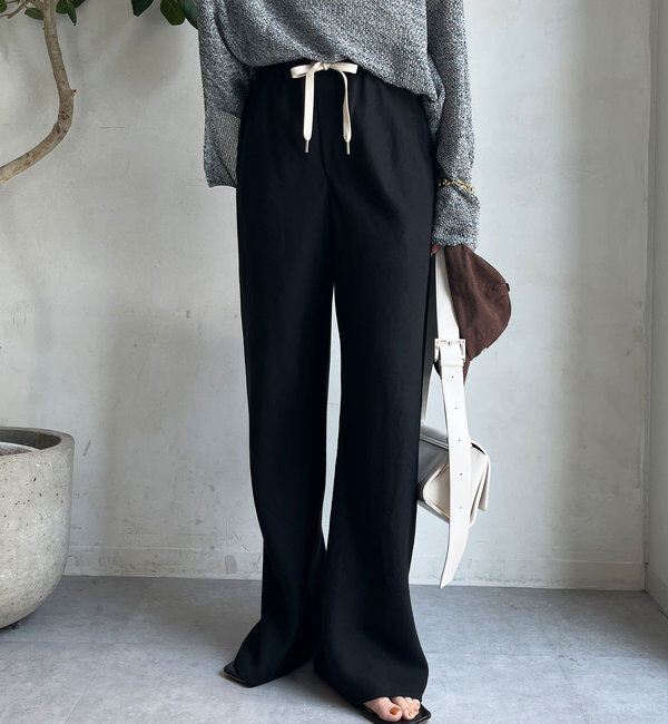  「リネンバイヤスパンツ」|チノ|