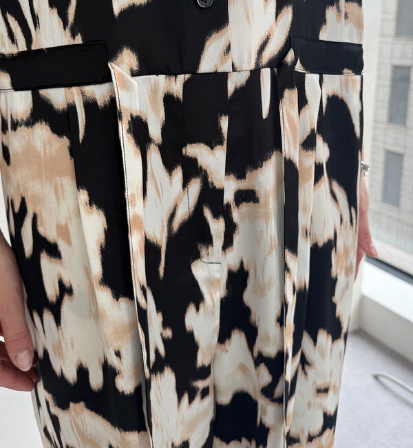  「【WEB限定】カスレ花柄プリントサロペット」|ワンピース|