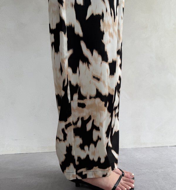  「【WEB限定】カスレ花柄プリントサロペット」|ワンピース|