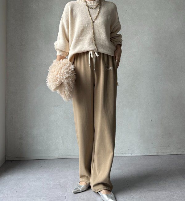  「【WEB限定】ワイドシルエットクルーネックプルオーバー」|ニット・セーター|